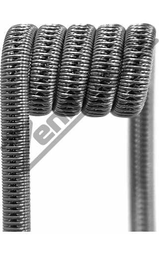 Спираль Staggered Fused SS316L 0.5мм 0.16 Ом