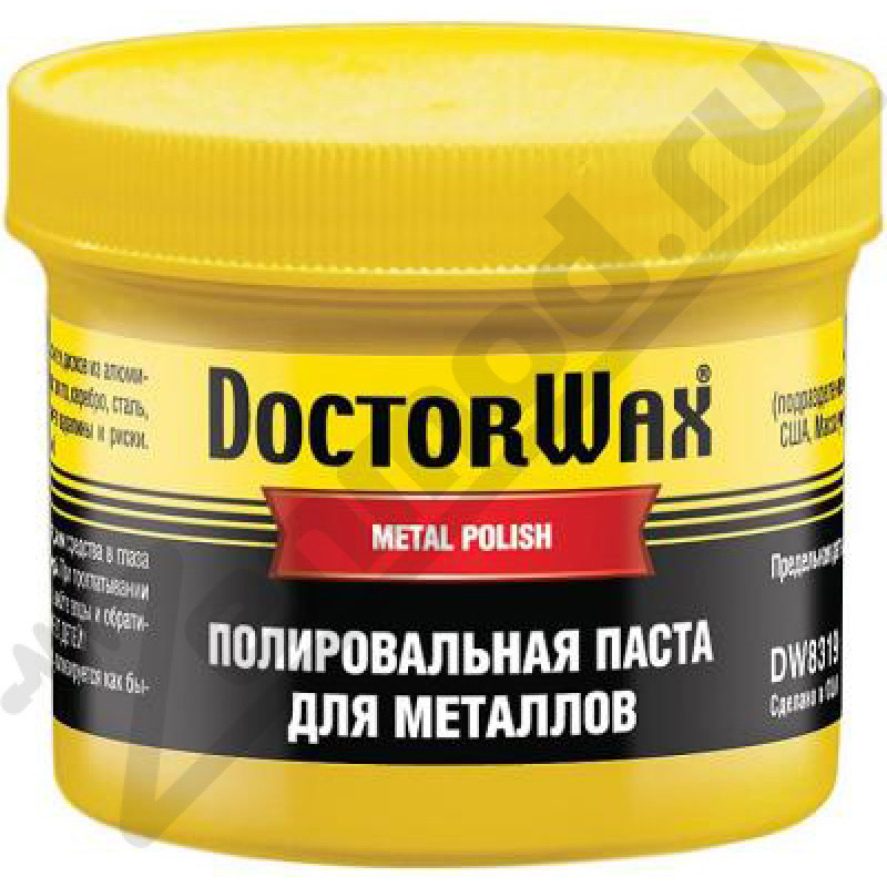 Фото и внешний вид — Полировальная паста для металлов DoctorWax DW8319 150мл