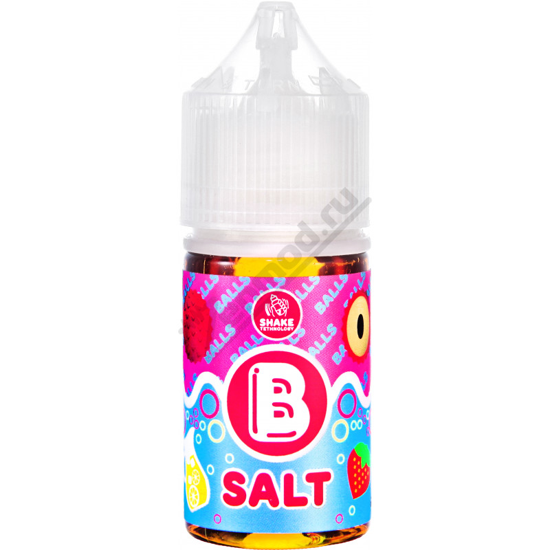 Фото и внешний вид — MY BALLS SALT - Lychee Strawberry Lemonade 30мл