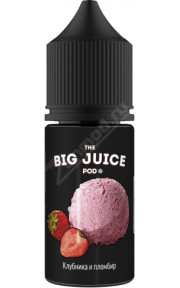 BIG JUICE POD SALT - Клубника и пломбир 30мл