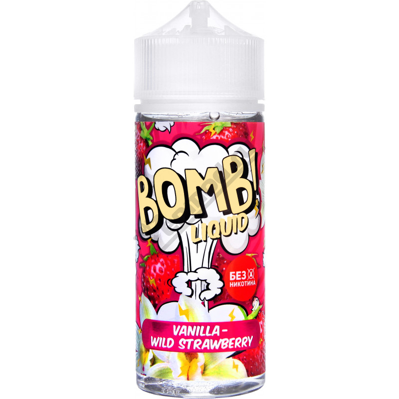 Фото и внешний вид — CC BOMB! LIQUID - Vanilla, Wild Strawberry 120мл
