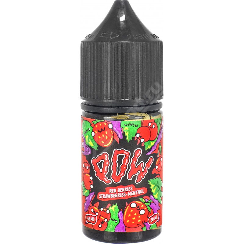 Фото и внешний вид — CC POW SALT - Red Berries, Strawberries, Menthol 30мл
