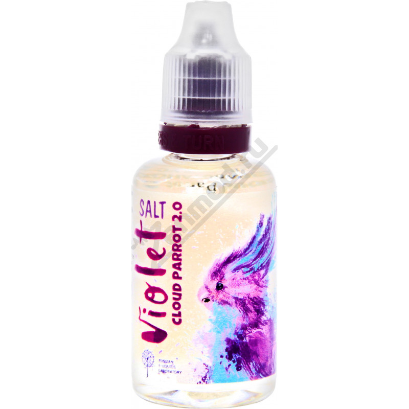 Фото и внешний вид — Cloud Parrot 2.0 SALT - Violet 30мл