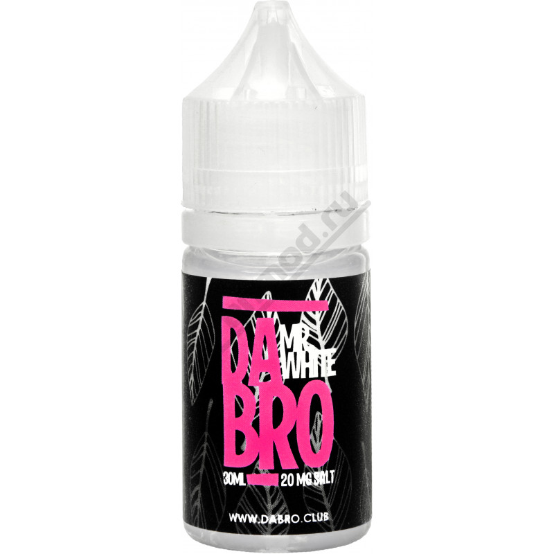 Фото и внешний вид — DA:BRO SALT - Mr. White 30мл