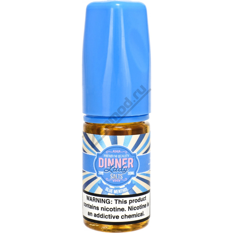 Фото и внешний вид — Dinner Lady SALT - Blue Menthol 30мл