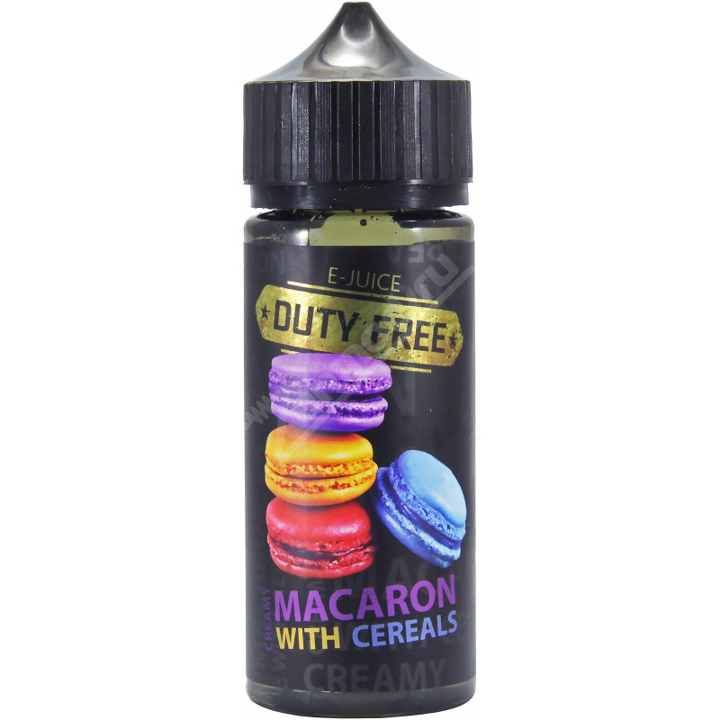 Фото и внешний вид — DUTY FREE BLACK - Creamy Macaron with Cereals 120мл