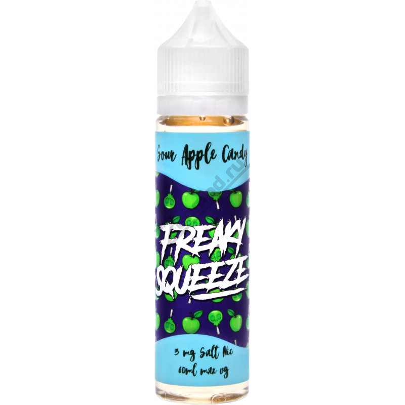 Фото и внешний вид — FREAKY SQUEEZE - Sour Apple Candy 60мл