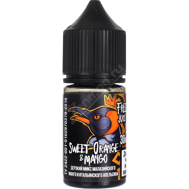 Фото и внешний вид — FREEZE BREEZE SALT - Sweet Orange & Mango 30мл