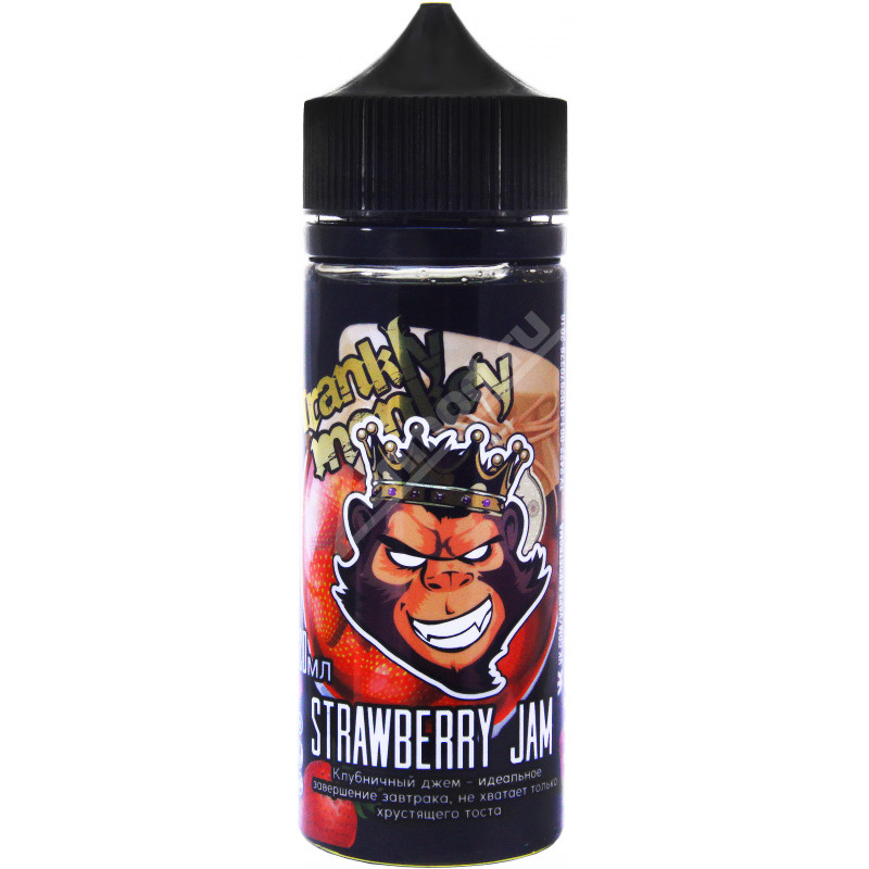 Фото и внешний вид — Frankly Monkey Black - Strawberry Jam 120мл
