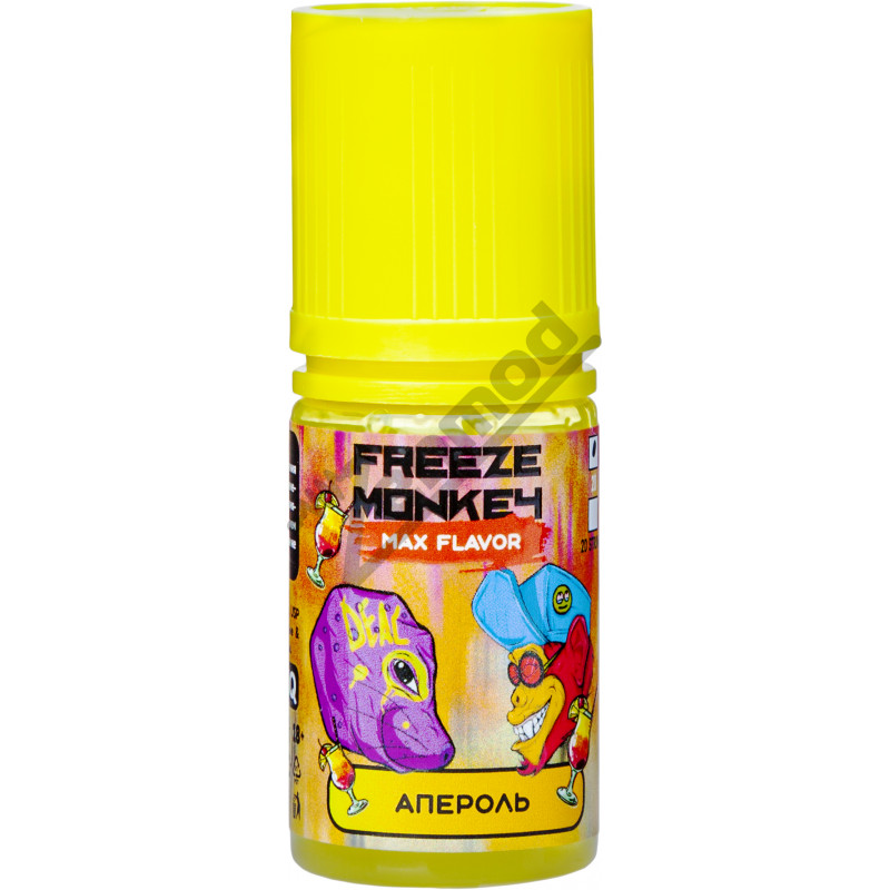 Фото и внешний вид — Freeze Monkey MAX Flavor SALT - Апероль 30мл