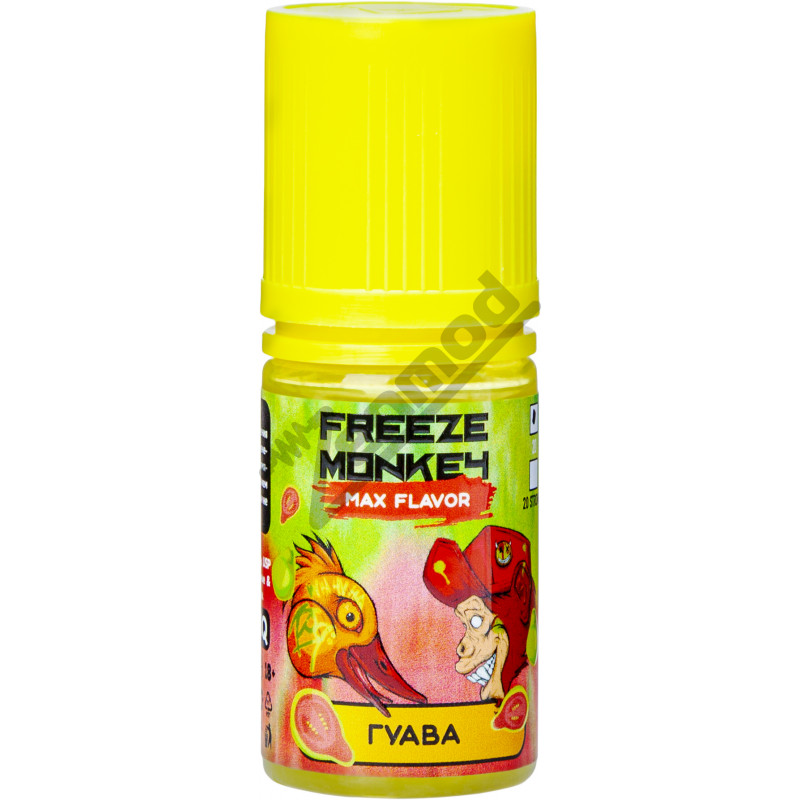 Фото и внешний вид — Freeze Monkey MAX Flavor SALT - Гуава 30мл