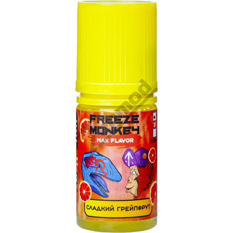 Фото и внешний вид — Freeze Monkey MAX Flavor SALT - Сладкий Грейпфрут 30мл