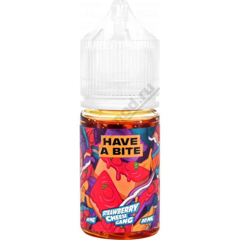 Фото и внешний вид — HAVE A BITE SALT - Strawberry Cheese Gang 30мл