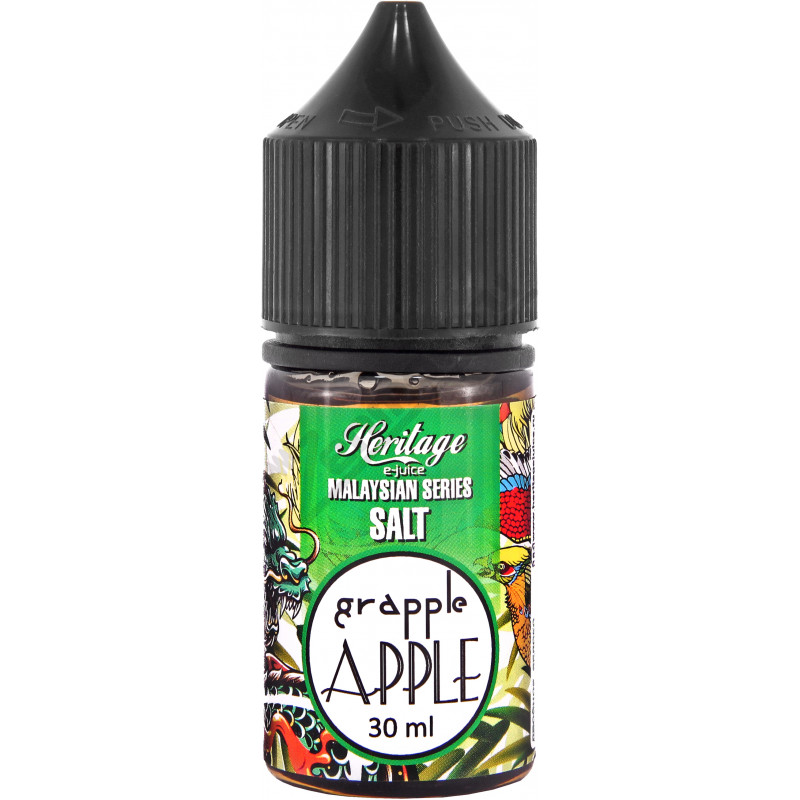 Фото и внешний вид — Heritage SALT - Grapple Apple 30мл