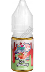HORNY Bubblegum SALT - Sour Strawberry 10мл