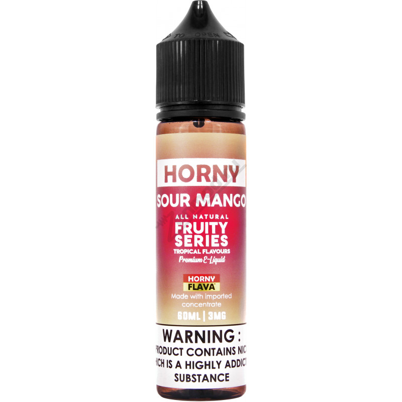 Фото и внешний вид — HORNY - Sour Mango 60мл