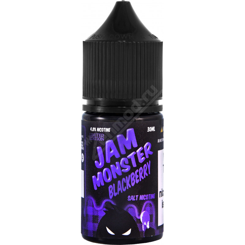 Фото и внешний вид — Jam Monster SALT - Blackberry 30мл