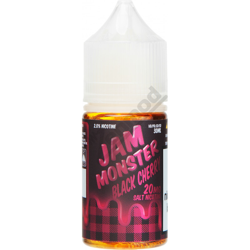 Фото и внешний вид — Jam Monster SALT - Black Cherry 30мл