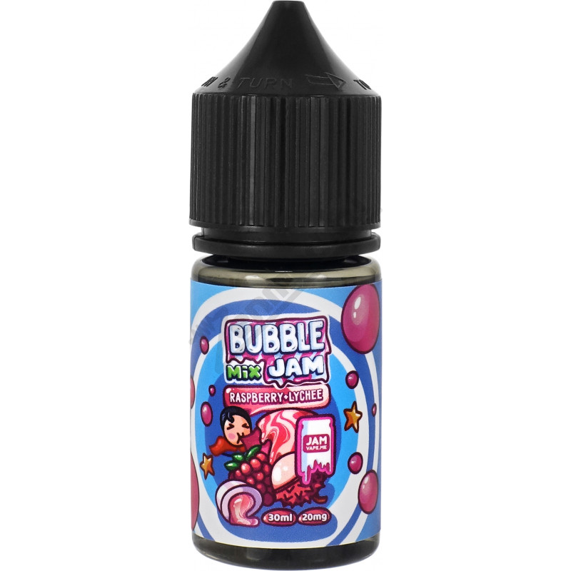 Фото и внешний вид — Bubble Jam Mix SALT - Raspberry Lychee 30мл