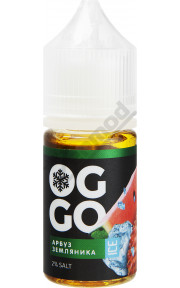 OGGO BERRIES DOUBLE ICE SALT - Арбуз Земляника 30мл