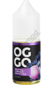 OGGO BUBBLES SALT - Жвачка Темный Виноград 30мл