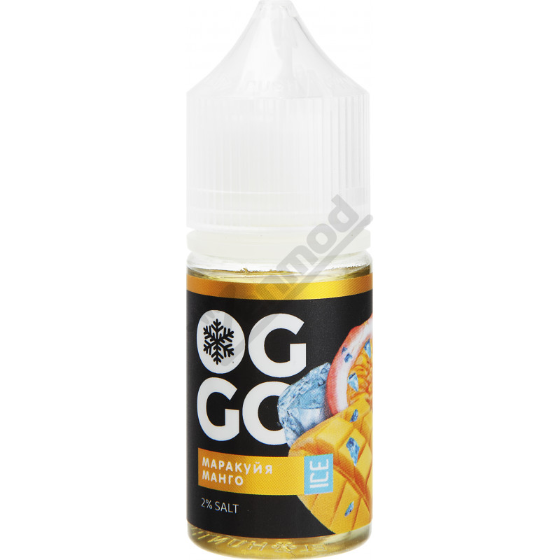 Фото и внешний вид — OGGO FRUITS DOUBLE ICE SALT - Маракуйя Манго 30мл