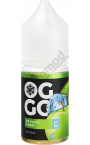 OGGO FRUITS DOUBLE ICE SALT - Яблоко Киви 30мл