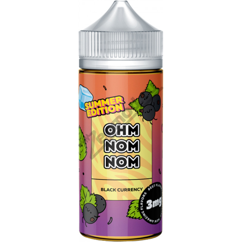 Фото и внешний вид — OHM NOM NOM SUMMER - Black Currency 120мл