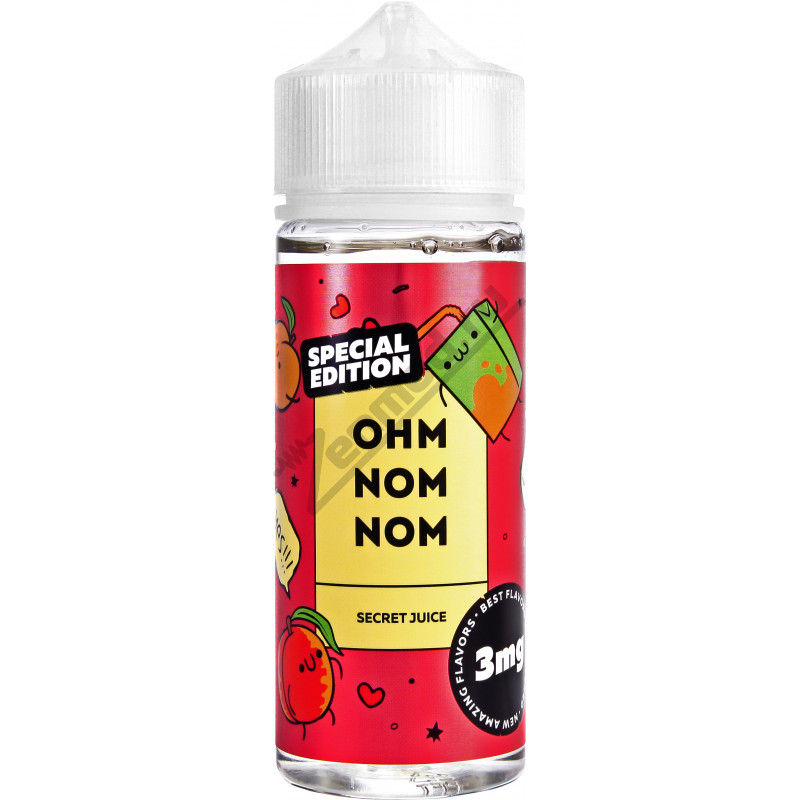 Фото и внешний вид — OHM NOM NOM - SECRET JUICE 120мл