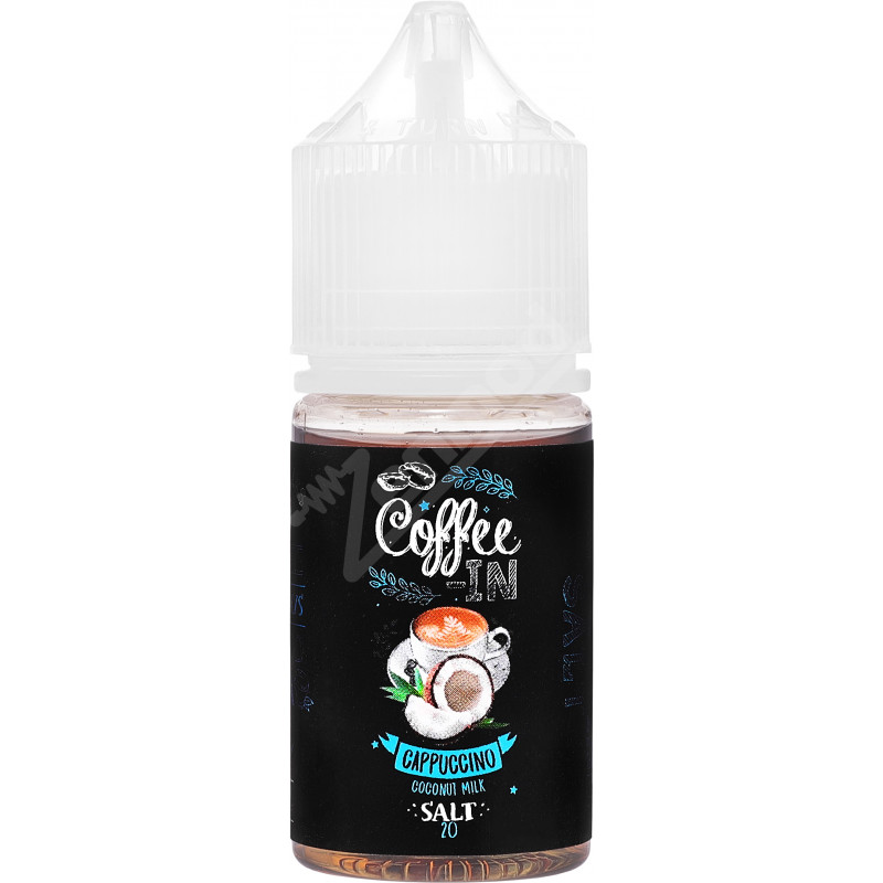 Фото и внешний вид — Coffee-in SALT - Cappuccino & Coconut Milk 30мл