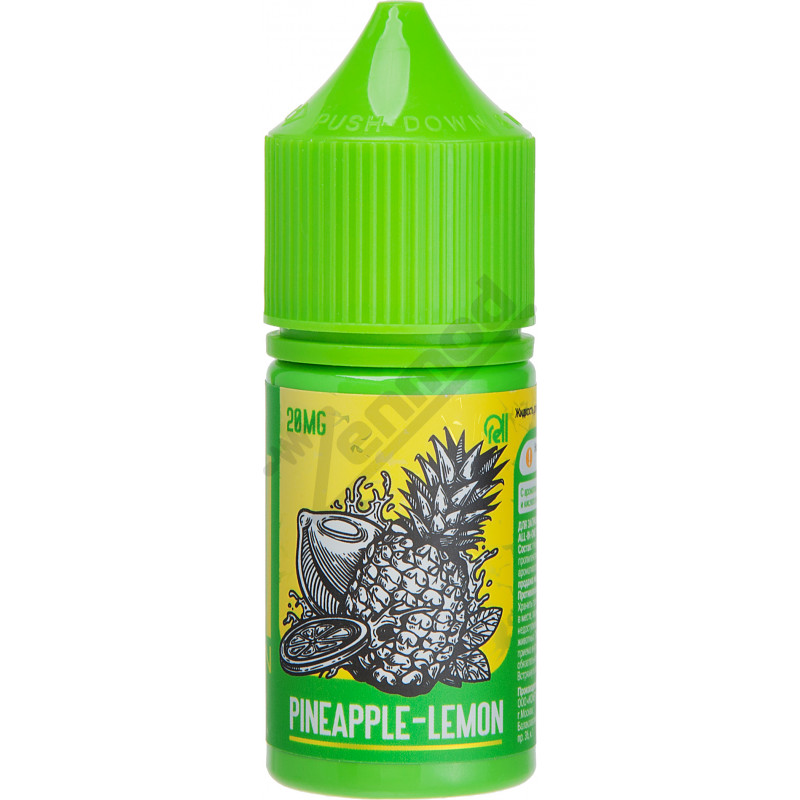 Фото и внешний вид — RELL Green SALT - Pineapple Lemon 30мл