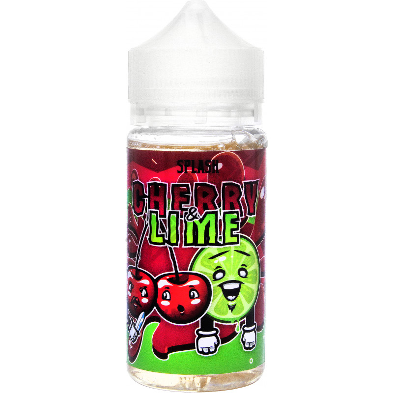 Фото и внешний вид — SPLASH - Cherry Lime 100мл