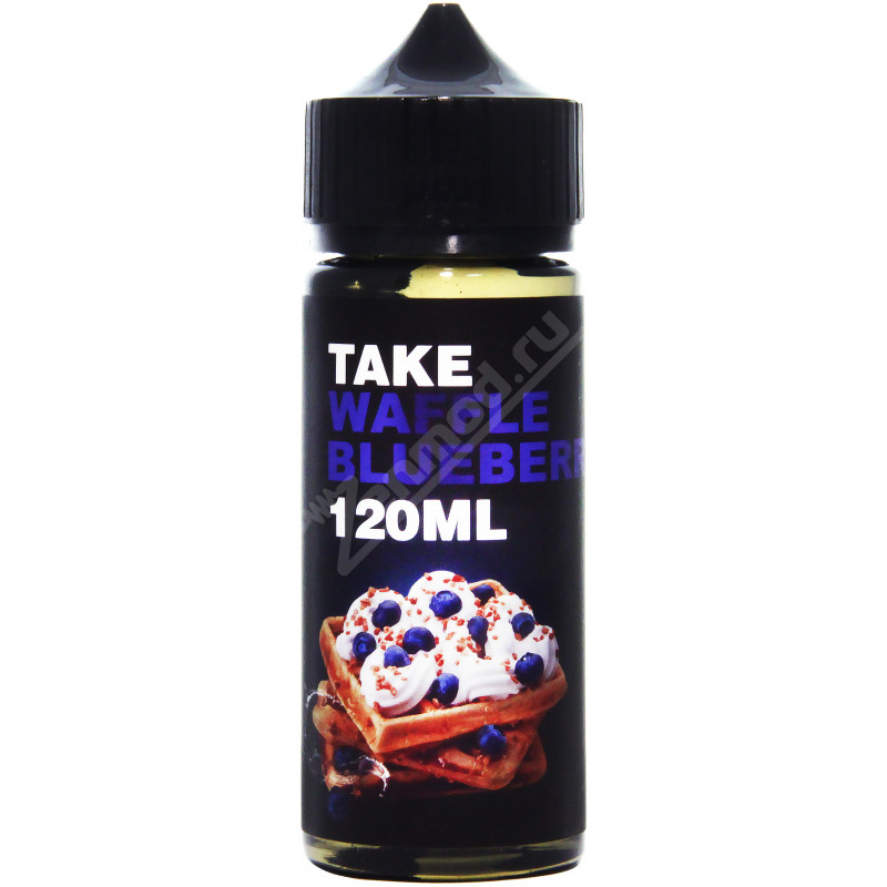 Фото и внешний вид — TAKE BLACK - Waffle Blueberry 120мл