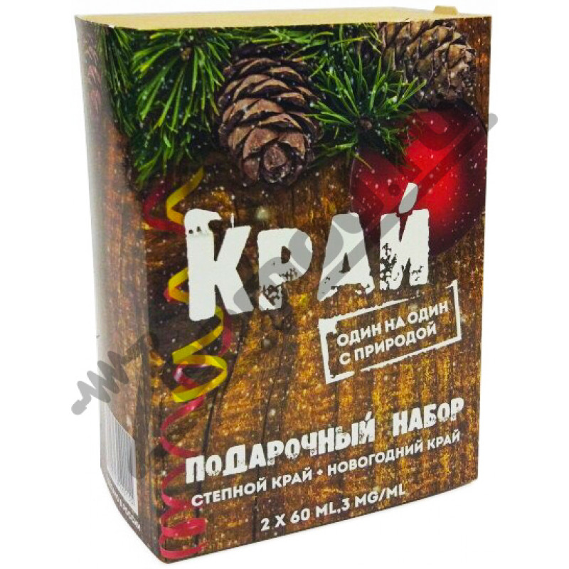 Фото и внешний вид — Край - Подарочный набор (Степной+Новогодний) 2х60мл