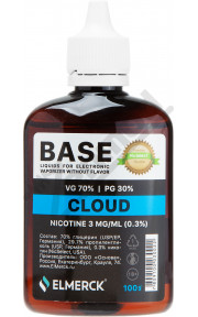 Основа NICSELECT Cloud 100мл 3мг