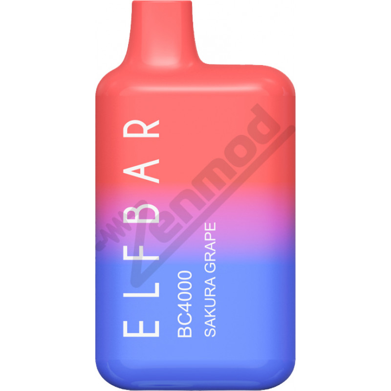 Фото и внешний вид — Elf Bar BC4000 - Sakura Grape