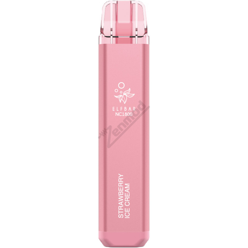 Фото и внешний вид — Elf Bar NC 1800 - Strawberry Ice Cream