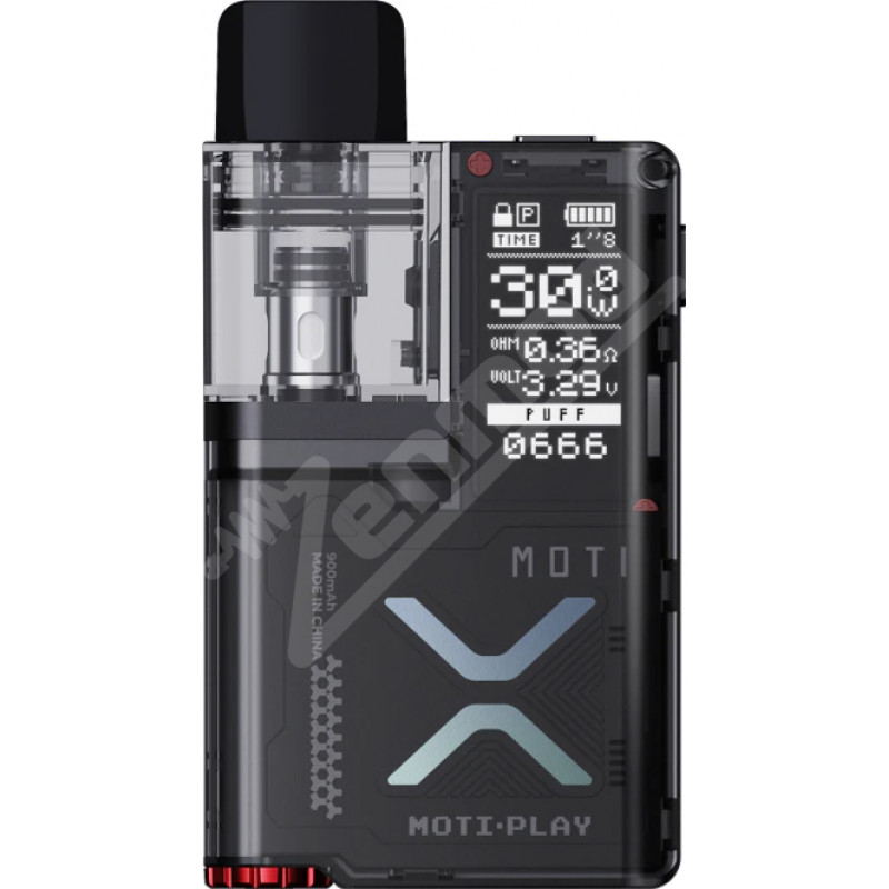 Фото и внешний вид — Moti Play Pod KIT Alloy Black