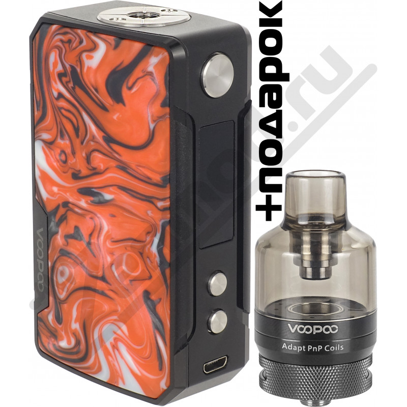 Фото и внешний вид — VooPoo DRAG Mini + PnP KIT Refresh Edition Black Rhodonite