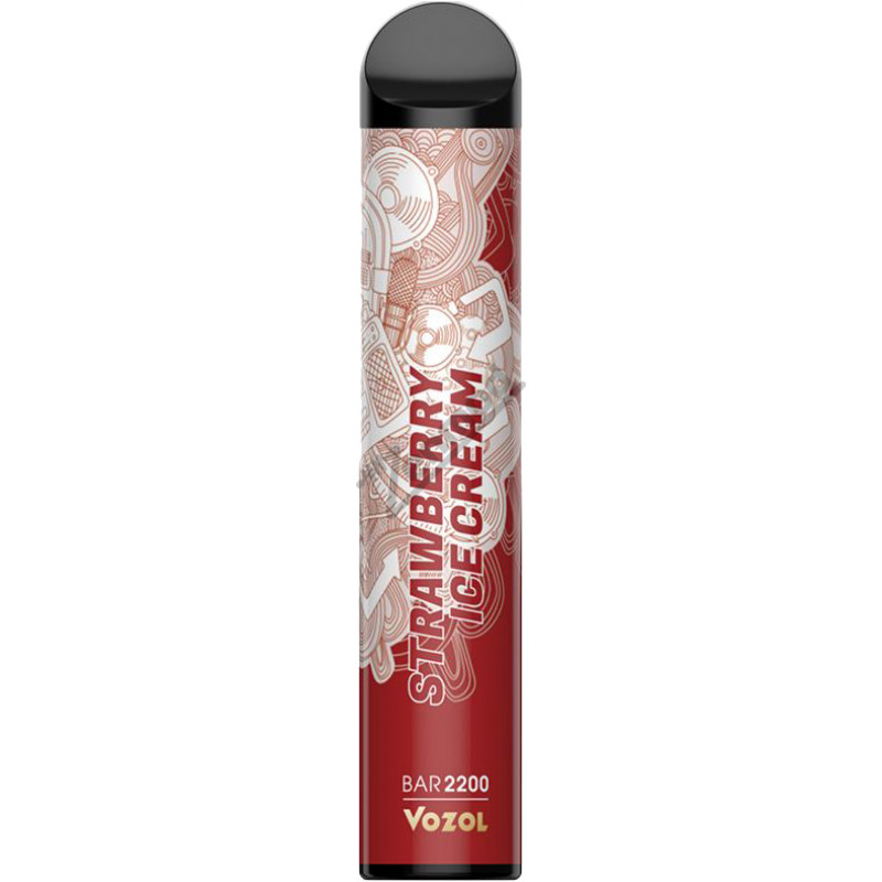 Фото и внешний вид — VOZOL BAR 2200 - Strawberry Ice Cream